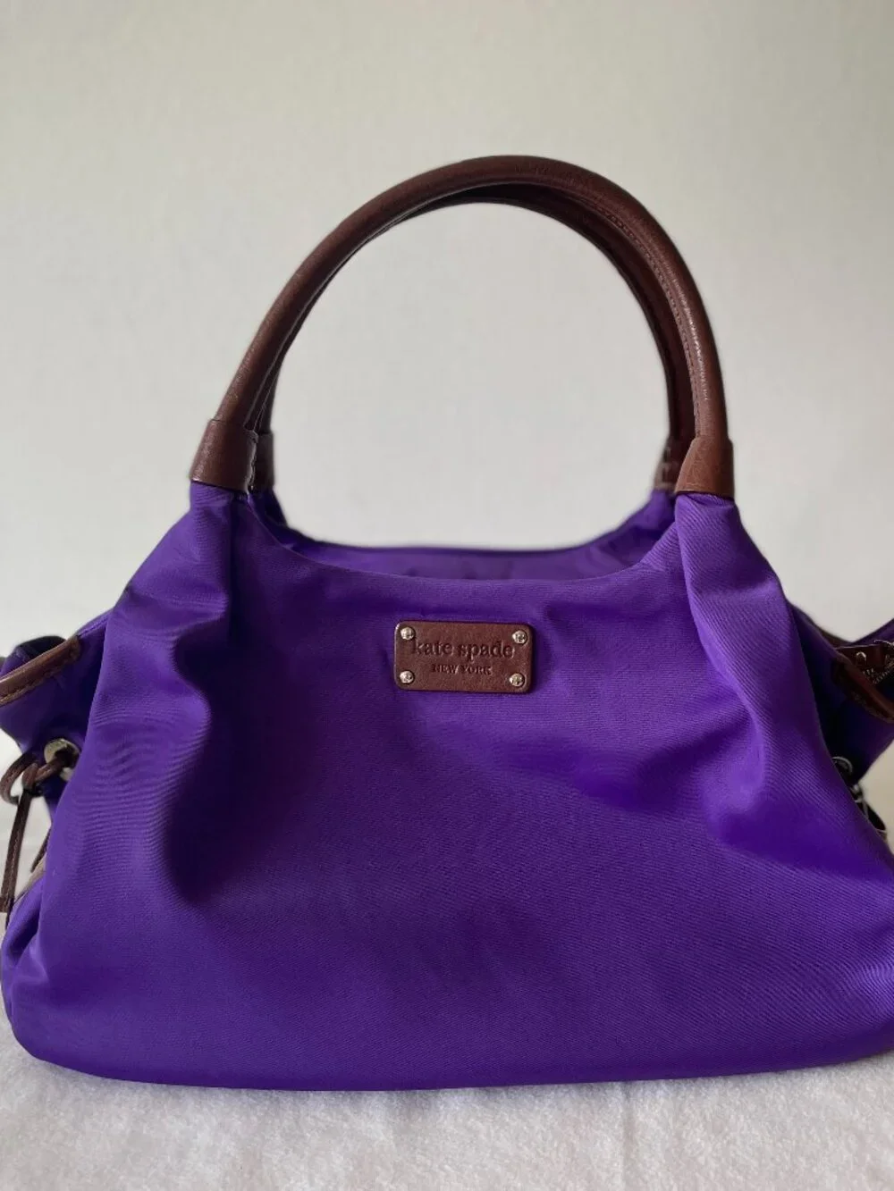 Share Kate Spade Grammercy Park Stevie Y2K in Nylon, African Violet (purple)- Y2